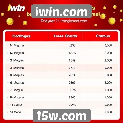 Estatísticas de jogabilidade no site iwin.com em destaque
